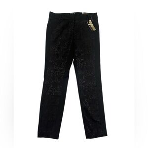 NWT Express Columnist Black Lace Ankle Pants Size 0R